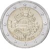 Эстония 2 евро 2012 "10 лет евро", Аукцион: Monetnik за 498 RUB