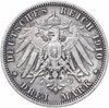 Германская Империя, Пруссия 3 марки 1910 A, Аукцион: Monetnik за 2 498 RUB