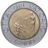 Ватикан 500 лир (lire) 1991, Аукцион: Monetnik за 698 RUB