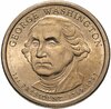 США 1 доллар (dollar) 2007 "1-й президент США - Джордж Вашингтон", Аукцион: Monetnik за 610 