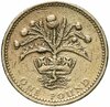 Великобритания 1 фунт (pound) 1989 Репейник в короне, Аукцион: Monetnik за 570 