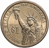 США 1 доллар (dollar) 2007 "1-й президент США - Джордж Вашингтон", Аукцион: Monetnik за 610 