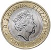 Великобритания 2 pounds (фунта) 2016 "100-летие с начала Первой мировой войны армия Великобритании", Аукцион: Monetnik за 865 RUB