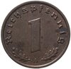 Германия, Третий Рейх 1 рейхспфенниг 1940, знак монетного двора: "A" - Берлин, Аукцион: Monetnik за 580 