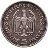 Германия 5 рейхсмарок (reichsmark) 1935  Гинденбург Третий рейх, Аукцион: Monetnik за 1 681 