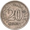 Эстония 20 сентов (senti) 1935, Аукцион: Monetnik за 400 