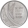 Франция 5 франков (francs) 1989 "100 лет Эйфелевой башне", Аукцион: Monetnik за 162 