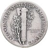 США 10 центов (дайм, one dime) 1942  Mercury Dime (дайм «Меркурий») без обозначения монетного двора, Аукцион: Monetnik за 565 RUB
