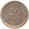 Гвинея-Бисау Португальская 20 сентаво (centavos) 1933, Аукцион: Monetnik за 1 100 