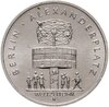 Германия (ГДР) 5 марок 1987 "750 лет Берлину – Александрплац", Аукцион: Monetnik за 855 