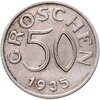 Австрия 50 грошей (groschen) 1935, Аукцион: Monetnik за 588 RUB