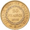 Франция 20 франков (francs) 1893, Аукцион: Monetnik за 44 832 RUB