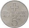 Швейцария 5 франков (francs) 1986 "500 лет битве при Земпахе", Аукцион: Monetnik за 732 RUB