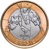 Бразилия 1 real (реал) 2014 "XXXI летние Олимпийские Игры, Рио-де-Жанейро 2016 paratriathlon (паратриатлон)", Аукцион: Monetnik за 245 RUB