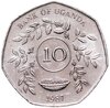Уганда 10 шиллингов (shillings) 1987, Аукцион: Monetnik за 240 RUB