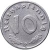 Германия, Третий рейх 10 рейхспфеннигов (reichspfennig) 1940, знак монетного двора: "G" - Карлсруэ, Аукцион: Monetnik за 630 RUB
