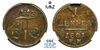 1 деньга 1801. ЕМ. В слабе CGC AU 55 BN., Аукцион: Munze от 100 RUB