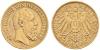 10 Mark 1890 F. J. 294. leichte Schürfkratzer auf dem Avers, sehr schön, Аукцион: Münzhandlung Sonntag от 180 EUR