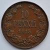 10 пенни 1913 СОХРАН Русская Финляндия, Аукцион: NewAuction от 4 RUB