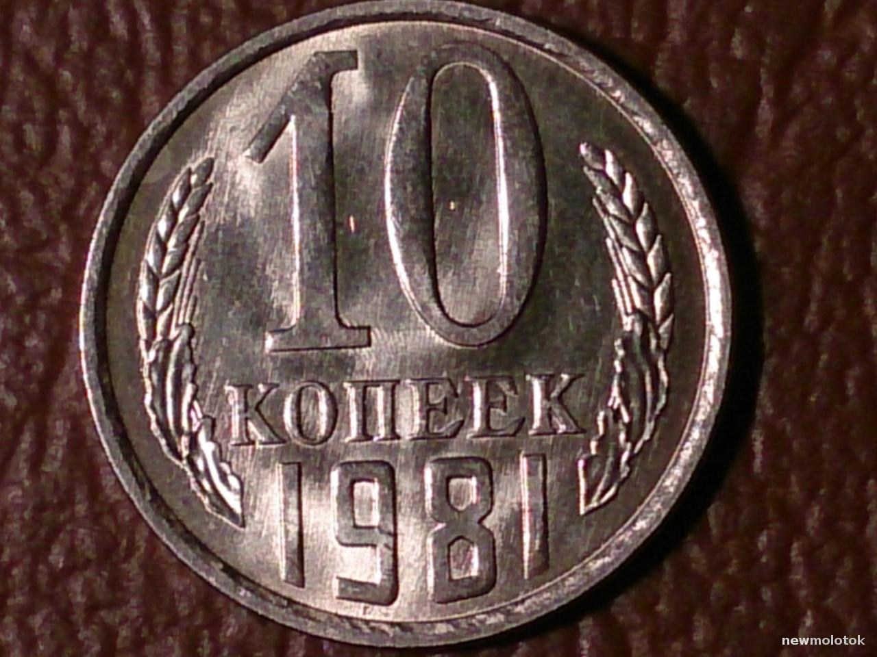 1981. Монеты СССР 10 копеек 1981. Монета 10 копеек 1981 год. Монета 1 копейка 1981 UNC. Монета 10 копеек 1983 UNC.