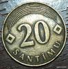 20 сантим, Латвия 1992 г.,, Аукцион: NewMolot за 10 RUB