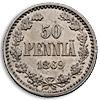Для Финляндии. 50 пенни 1869 года, Аукцион: Numismat.Ru от 8 000 RUB