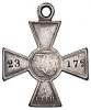 Знак отличия Военного ордена Св. Георгия 4-й степени № 23172., Аукцион: Numismat.Ru за 250 000 RUB