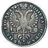 1 рубль 1725 года, СПБ на лицевой стороне в конце круговой надписи. Лиц. ст.: САМОДЕРЖIЦА ВСЕРОСIСКАЯ. Серебро, 26,85 гр. Состояние прекрасный VF. Уздеников# 0633. Severin# 725 (—). Diakov# 24 (фото этой монеты отсутствует).Редкий, 15 рублей по Ильину.
 
 

 оценка: 
$1 800–2 500
итоговая цена:
 $2 200, Аукцион: Numismat.Ru