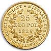 Для Польши. 25 злотых 1829 года, Аукцион: Numismat.Ru за 250 000 RUB