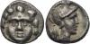 PISIDIA. Selge. Obol (Circa 350-300 BC). Obv: Facing gorgoneion.Rev: Helmeted head of Athena right; astralagos behind.SNG France 1934.Condition: Good, Аукцион: Pecunem от 40 EUR