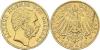 SACHSEN, KÖNIGREICHAlbert, 1873-1902 10 Mark 1891. J. 263 Sehr schön, Аукцион: Dr. Busso Peus Nachf. от 160 EUR
