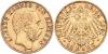 SACHSEN, KÖNIGREICHAlbert, 1873-1902 10 Mark 1891. J. 263 Sehr schön, Аукцион: Dr. Busso Peus Nachf. от 140 EUR