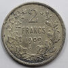 2 франка 1909 года. Бельгия. Серебро., Аукцион: RedSquareAuction от 1 000 RUB