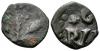 William II (1166-1189) Æ Follaro. * G * / RII / Palm between two pellets and two six-pointed stars. MEC 419-20; MIR 736. 1.08g, 13mm, 12h.Fine. From, Аукцион: Roma Numismatics от 20 GBP