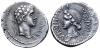 Kings of Mauretania, Juba II with Cleopatra Selene AR Denarius. Caesarea, Circa AD 11-23. REX IVB[A], diademed head of Juba right / BACIΛICCA, Аукцион: Roma Numismatics от 2 400 GBP