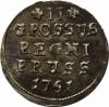 Россия для Пруссии. 2 гроша 1761 г., Аукцион: RusNumismat от 15 000 RUB