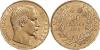 France - 20 Francs 1855 BB, Gold, NAPOLÉON III 1852–1870 Bare head right. Rev. Denomination within wreath.KM 781.2 Nearly extremely fine, Аукцион: Schulman от 120 EUR
