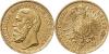 Germany - Empire - 20 Mark 1872, Gold, FRIEDRICH I 1852–1907, BADEN Head to left. Rev. Crowned eagle, shield on breast. J. 184.7.93 g Extremely fine, Аукцион: Schulman от 240 EUR