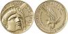 United States - 5 Dollars 1986 W, Gold 'Statue of Liberty Centennial'. Statue of liberty head right. Rev. Eagle in flight left. KM. 215 UNC, Аукцион: Schulman от 160 EUR