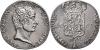 50 Stuiver 1808 TYPE I c (1807–1809). Hoofd naar rechts zonder naam van de graveur. Kz. KONINGRIJK – HOLLAND in het omschrift. Mmt. bij. Kabelrand, Аукцион: Schulman от 200 EUR