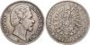 5 Mark (2) 1874, 1874 D, Silver, LUDWIG II 1864–1886, BAYERN Head right. Rev. Crowned eagle.AKS 194 Very fine, Аукцион: Schulman от 64 EUR