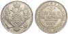 RUSSIAN EMPIRE AND FEDERATION. Nicholas I, 1796-1855. 3 Roubles Platin 1837, St. Petersburg Mint. Bitkin 83 (R). Fr. 160. Rare. PCGS XF40. 3, Аукцион: Sincona AG от 1 200 CHF
