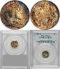 CANADA. 5 Cents, 1902-H. PCGS MS-66.KM-9. Large "H". multicolored toning with rich metallic and blue hues. Great details throughout.PCGS MS-66.PCGS#, Аукцион: Stack’s Bowers от 240 USD