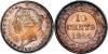 WORLD CROWNS & MINORSCANADACANADA. Newfoundland. 10 Cents, 1894.KM-3. Toned.ALMOST UNCIRCULATED.Estimated value: 150 USD, Аукцион: Stack’s Bowers от 90 USD