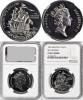 BERMUDA. 25 Dollars, 1987. NGC-69 CAMEO.Fr-7; KM-53. Struck in palladium. Sea Venture issue. With original case of issue and certificate of, Аукцион: Stack’s Bowers от 270 USD