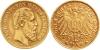 WürttembergKarl 1864-1891. 10 Mark 1890 F. Jaeger 294 gutes sehr schön, winz. Randfehler, Аукцион: Teutoburger Münzauktion от 270 EUR