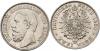 BadenFriedrich I. 1856-1907. 2 Mark 1880 G Seltenes Jahr. Jaeger 26 fast Stempelglanz, winz. Kratzer, Prachtexemplar, sehr selten in dieser Erhaltung, Аукцион: Teutoburger Münzauktion от 4 500 EUR