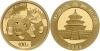 ChinaVolksrepublik seit 1949.100 Yuan GOLD 2008 Panda mit Jungtier. 1/4 Unze Feingold. KM 1818, Schön 1674. Stempelglanz, Аукцион: Teutoburger Münzauktion от 270 EUR