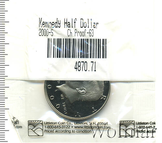 50 1 2 half dollar 2000 D