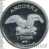 1 динер. Андорра, Аукцион: Wolmar Standart за 1 074 RUB